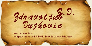 Zdravoljub Dujković vizit kartica